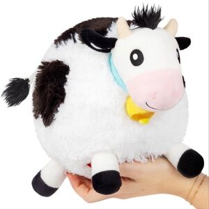 Squishable Cow With Bell  7”